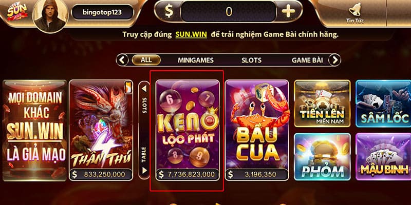 Keno Lộc Phát